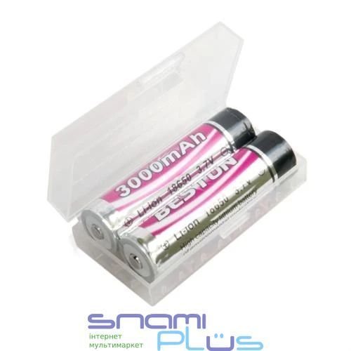 Аккумулятор 18650, 3000 mAh, Beston, 2 шт, Li-ion, Bulk (AAB1848) 205413 фото