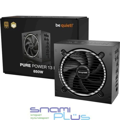 Блок живлення 850 Вт, be quiet! Pure Power 13 M, Black (BP027EU) 316692 фото