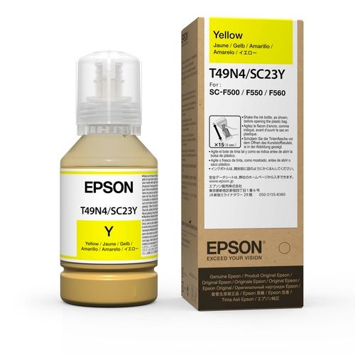 Чорнило Epson T49N400, Yellow, для SureColor SC-F500, 140 мл (C13T49N400) 196982 фото