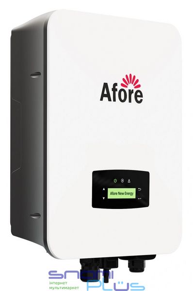 Гибридный инвертор Afore Aton, White, 5 кВт, однофазный, 48V, 2 MPPT, WiFi, чистая синусоида, макс. ток заряда - 80A, КПД - 94.5%, IP65 (AF5K-SL) 290777 фото