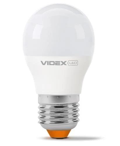 Лампа світлодіодна E27, 7 Вт, 3000K, G45, Videx, 700 Лм, 220V (VL-G45e-07273) 272333 фото