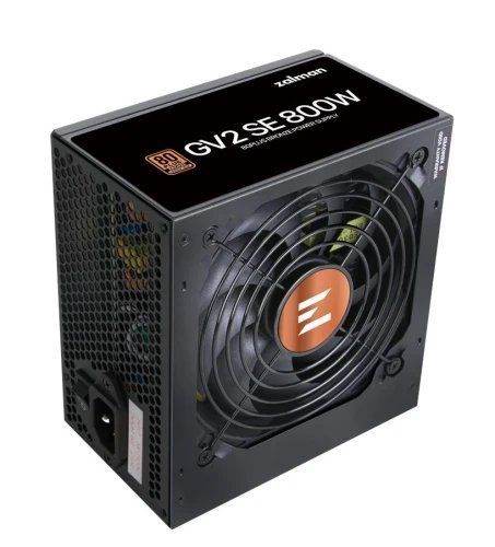 Блок живлення 800 Вт, Zalman GV2 SE, Black (ZM800-GV2SE) 311054 фото