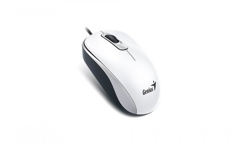 Миша Genius DX-110, White, USB, оптична, 1000 dpi, 3 кнопки, 1.5 м 126833 фото