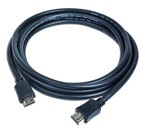 Кабель HDMI - HDMI 4.5 м Cablexpert Black, V2.0, позолочені конектори (CC-HDMI4-15) 134409 фото