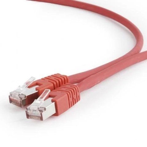 Патч-корд 5 м, S/STP, Red, Cablexpert, Cat.6a, Cu, LSZH (PP6A-LSZHCU-R-5M) 209279 фото