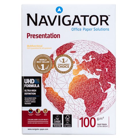 Папір А4 Xerox Navigator, 100 г/м², 500 арк, Class A (530232) 272294 фото