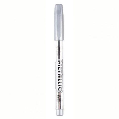 Маркер Baoke "Metallic", Silver, 1.5 мм, 12 шт (MP550-silver) 248045 фото