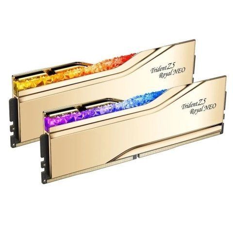 Память 32Gb x 2 (64Gb Kit) DDR5, 6000 MHz, G.Skill Trident Z5 Royal Neo (F5-6000J2636H32GX2-TR5NG) 310929 фото