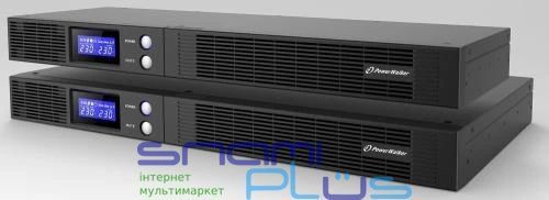 Джерело безперебійного живлення PowerWalker VI 500 R1U, Black, 500ВА/300Вт (10121047) 265867 фото