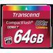 Карта пам'яті CompactFlash, 64Gb, Trancsend, 800x (TS64GCF800) 180041 фото 1