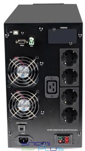 Источник бесперебойного питания PowerCom Macan MAC-2000 Schuko, Black 274154 фото