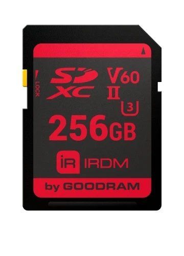 Карта памяти SDXC, 256Gb, Goodram IRDM S6B0 (IR-S6B0-2560R11) 288616 фото