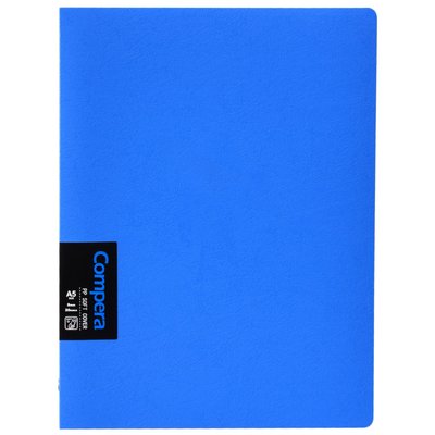 Зошит для нотаток А5, 50 арк, Blue, лінія, офсет, на пружині, пластикова обкладинка, Comix 'Compera' (C7005-blue) 270394 фото