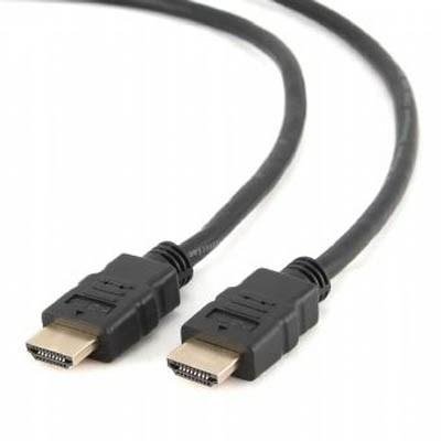 Кабель HDMI - HDMI 1 м Cablexpert Black, V2.0, позолочені конектори (CC-HDMI4-1M) 134410 фото