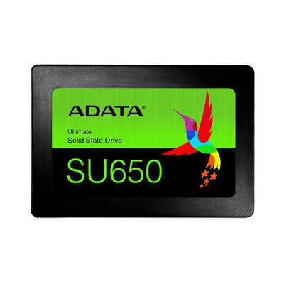 Твердотільний накопичувач 240Gb, ADATA Ultimate SU650, SATA3, 2.5', 3D TLC, 520/450 MB/s (ASU650SS-240GT-R) 166967 фото