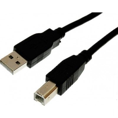 Кабель USB - USB BM 3 м Cablexpert Black (CCF-USB2-AMBM-10) 118006 фото