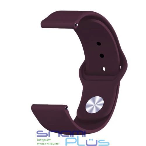 Ремешок для Xiaomi iMi KW66/Mi Watch Color/Haylou LS01, BeCover, Purple-Wine (706358) 276261 фото
