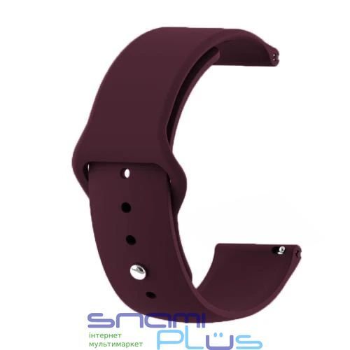Ремешок для Xiaomi iMi KW66/Mi Watch Color/Haylou LS01, BeCover, Purple-Wine (706358) 276261 фото