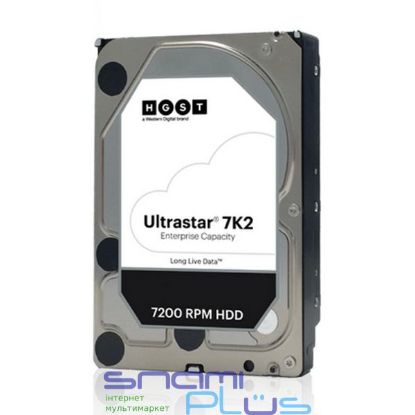 Жорсткий диск 3.5' 2Tb Western Digital Ultrastar DC HA210, SATA3, 128Mb, 7200 rpm (1W10002 / HUS722T2TALA604) 182107 фото