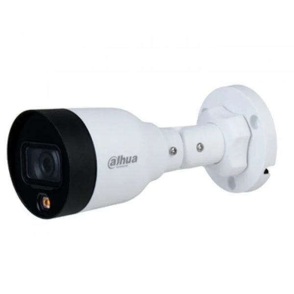 IP камера Dahua DH-IPC-HFW1239S1-LED-S5, White, 2Мп, 1/2.8' Progressive Scan CMOS, 1920x1080, H.265, f=2.8 мм, день/ніч, LED підсвічування до 10 м, IP67 236071 фото