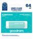 Флеш накопичувач USB 64Gb Goodram UME3 "Care", Teal, USB 3.2 Gen 1 (UME3-0640CRR11) 266048 фото 5
