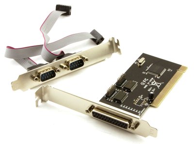 Контролер PCI - Combo Parallel+Serial-PCI 2COM+1LPT (2 порта COM + 1 порт LPT) 52161 фото