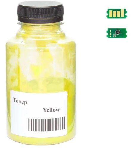 Тонер + чип Kyocera TK-5140, Yellow, M6030/M6530, P6130, 70 г / 3000 копий, AHK (3203483) 250367 фото
