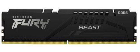 Память 8Gb DDR5, 6000 MHz, Kingston Fury Beast, Black (KF560C30BBE-8) 295235 фото