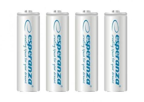 Аккумулятор AA, 2000 mAh, Esperanza, White, 4 шт, 1.2V, Blister (EZA104W) 212793 фото