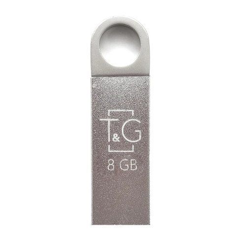 Флеш накопитель USB 8Gb T&G Metal TG026, Silver, USB 2.0 (TG026-8G) 291246 фото