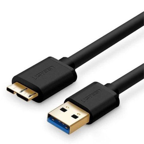 Кабель USB 3.0 AM - microUSB (5P), 1 м, Black, Ugreen US130 (10841) 322102 фото