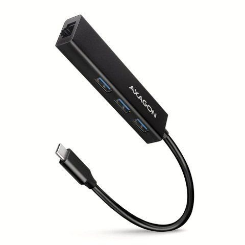Хаб USB Axagon HMC-GL3A, Black 319473 фото