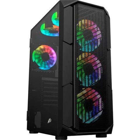 Корпус 1stPlayer XF-BK-4F7, Black 307075 фото