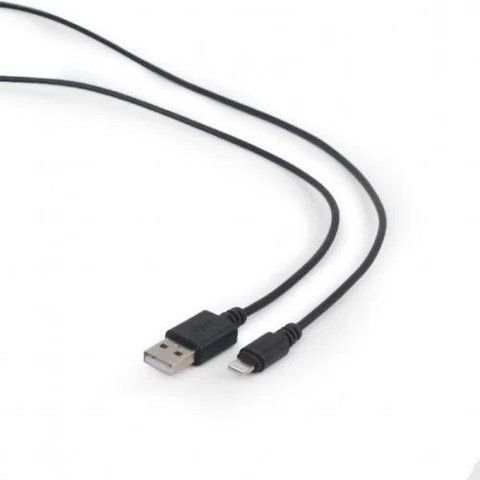 Кабель USB AM - Lightning, 10 см, Black, Cablexpert (CC-USB2-AMLM-0.1M) 207968 фото
