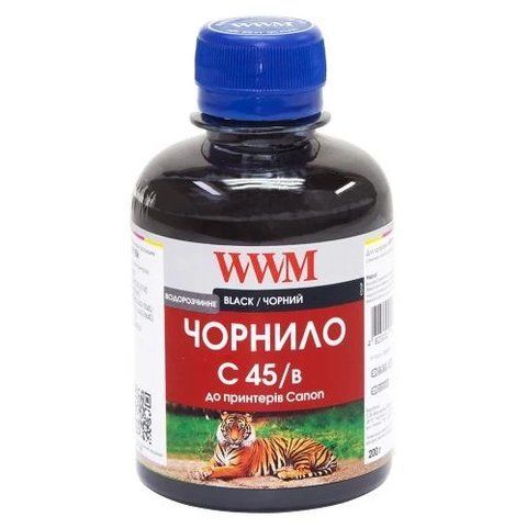 Чорнило WWM Canon CLI-451B, Black, 200 мл, водорозчинне (C45/B) 100248 фото