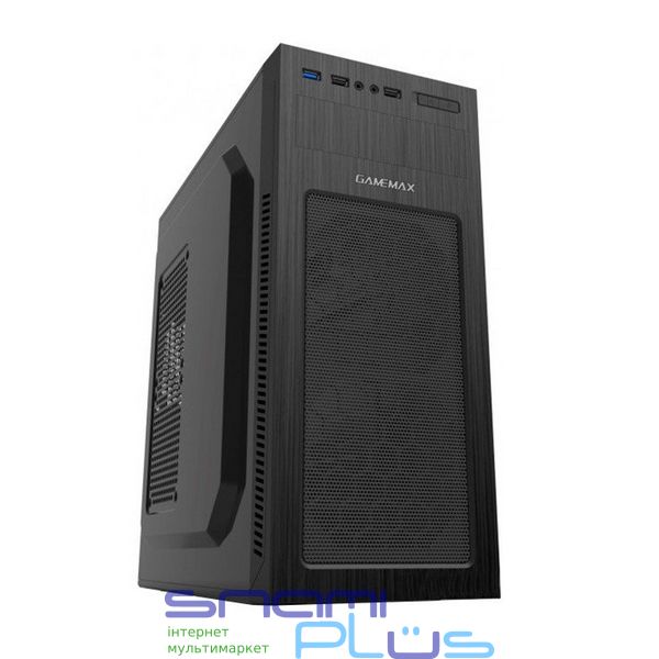 Корпус GameMax MT520 Black, без БП, Mid Tower, ATX / Micro ATX / Mini ITX, 2хUSB 2.0, 1хUSB 3.0, 0.5 мм, 4.0кг (MT520-NP) 210853 фото