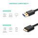 Кабель USB 3.0 AM - microUSB (5P), 1 м, Black, Ugreen US130 (10841) 322102 фото 3