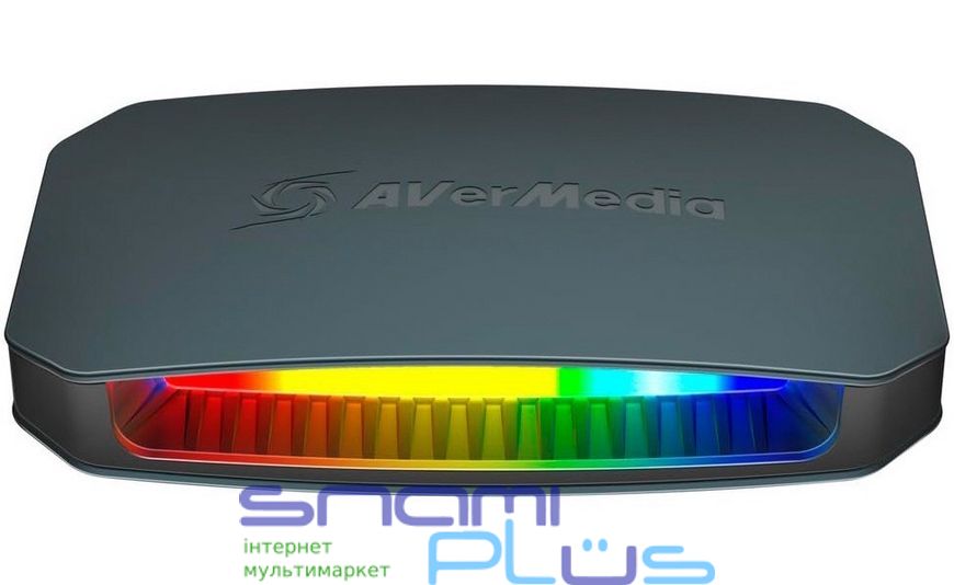 Устройство захвата AverMedia Live Gamer ULTRA 2.1, Black, Type-C 3.2 Gen 2 - HDMI 2.1, до 2160p60, RGB подсветка (GC553G2) 278671 фото