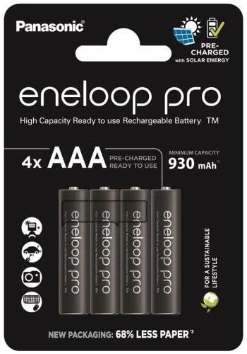 Аккумулятор AAA, 930 mAh, Panasonic Eneloop Pro, 4 шт, 1.2V, Blister (BK-4HCDE/4CP) 288964 фото