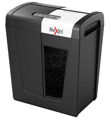 Знищувач паперу Rexel Secure MC6, Black, тип різання - перехресний, 18 л, рівень безпеки - P5, подрібнення - 2x15 мм, до 6 аркушів за раз, реверс, 60 дБ (2020130EU) 266153 фото
