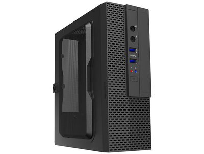 Корпус GameMax ST102-200W Black, 200 Вт, Mini ITX, 2xUSB 2.0, Card Reader (ST102-200W) 171171 фото