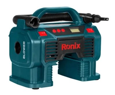 Компресор автомобільний Ronix RH-4260, Blue/Black, 12V (прикурювач), 11 бар, манометр, LED ліхтарик 280387 фото