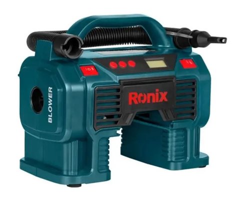 Компресор автомобільний Ronix RH-4260, Blue/Black, 12V (прикурювач), 11 бар, манометр, LED ліхтарик 280387 фото