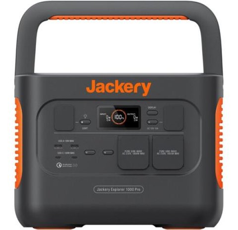 Зарядная станция Jackery Explorer 1000 Pro EU, NCM – литий-ионный аккумулятор, чистая синусоида, 2 x розетки 258534 фото