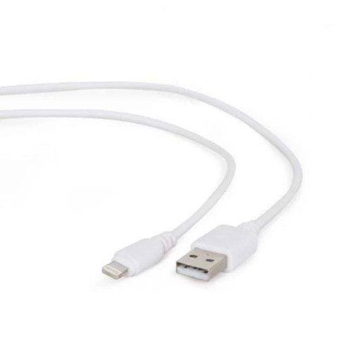 Кабель USB AM - Lightning, 10 см, White, Cablexpert (CC-USB2-AMLM-W-0.1M) 207969 фото