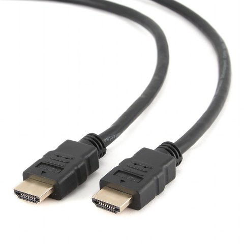 Кабель HDMI - HDMI 1.8 м Cablexpert Black, V2.0, позолочені конектори (CC-HDMI4-6) 134412 фото