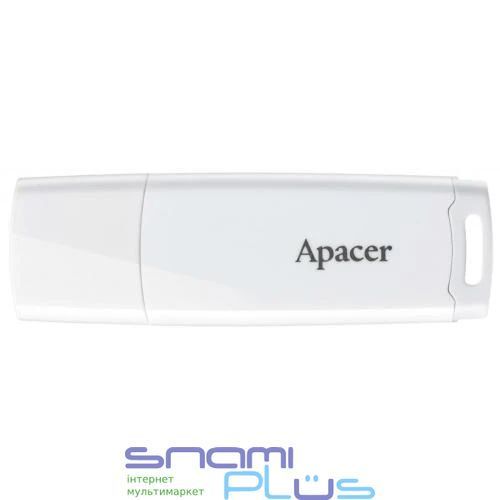 Флеш накопичувач USB 64Gb Apacer AH336, White, USB 2.0 (AP64GAH336W-1) 173510 фото