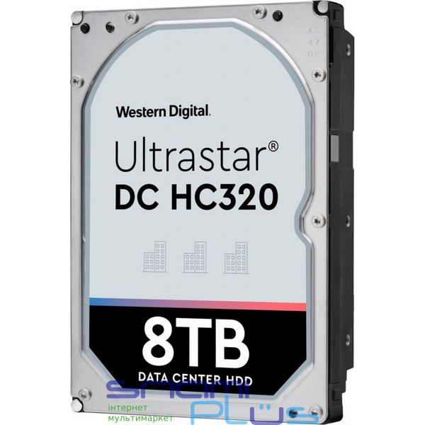 Жесткий диск 3.5' 8Tb Western Digital Ultrastar DC HC320, SATA3, 256Mb, 7200 rpm (0B36404 / HUS728T8TALE6L4) 182110 фото