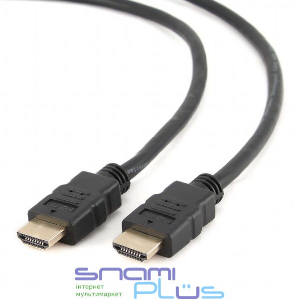 Кабель HDMI - HDMI 1.8 м Cablexpert Black, V2.0, позолоченные коннекторы (CC-HDMI4-6) 134412 фото