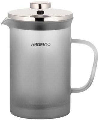 Френч-прес Ardesto Fresh AR1108PFM, Grey, 0.8л, -20…+230 °C, пластик/скло/нерж сталь, можна мити в посудомийній машині 266494 фото